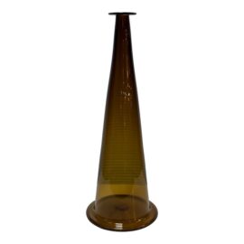 Circa 2007 Joe Cariati Angelic Bottle Glass Vase. Original Price: $400