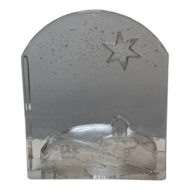 Bertil Vallien for Kosta Boda "Holy Night" Crystal Nativity Sculpture