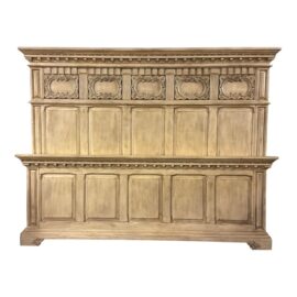 King Size Regency Wood Headboard + Footboard, Set