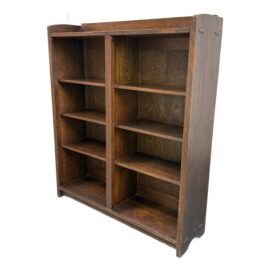 Antique Gustav Stickley Arts & Crafts Mission Style Open Bookcase