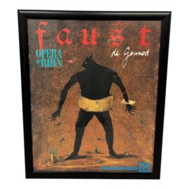 Charle Gounod's Faust "Opera Du Rhin" Poster, Framed