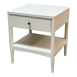 Crate & Barrel Hampshire Nightstand, White. Original Price: $400