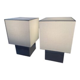 Kelly Wearstler for Visual Comfort Pari Ceramic Lamps, Pair. Original Price: $1,700