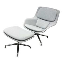 Markus Jehs + Jürgan Laub for Herman Miller for Design Within Reach Striad Lounge Chair + Ottoman, Set. Original Price: $5,900