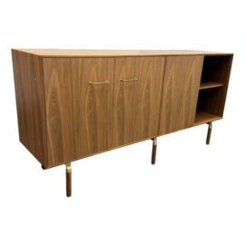 Jens Risom + Chris Hardy for Design Within Reach Ven Walnut Credenza. Original Price: $7,500