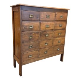 Walnut Apothecary Chest of Fifteen Drawers