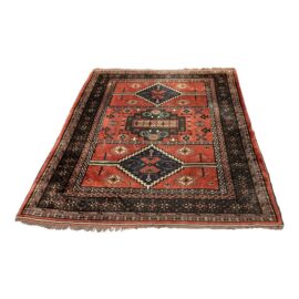 6ft 6in X 8ft 2in Persian Ardabil Hand Knotted Wool Area Rug