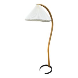 Radilum Caprani Floor Lamp With Pleated Shade. Original Price: $400