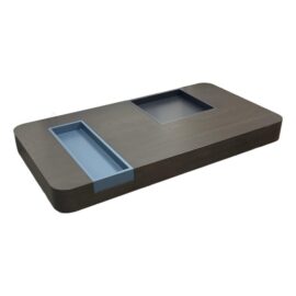 Carlo Cumini for Albedo Design N. Y. Coffee Table With Removable Trays. Originla price $4,200