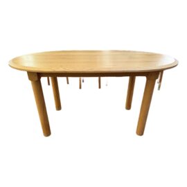 Vintage Oval Oak Dining Table