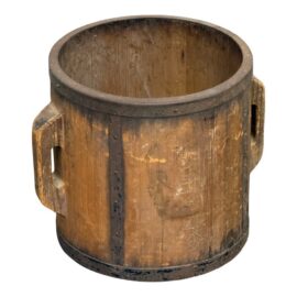 19th Century Japanese Wooden Bucket