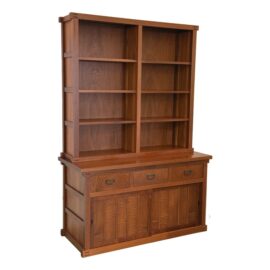 Late 20th Century Berkeley Mills Honduras Mahogany Wood China Cabinet. Original: $18,400