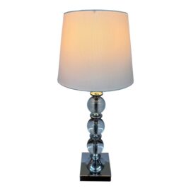 Transitional Acrylic Orb Table Lamp