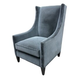 H D Buttercup Valencia Wingback Chair, Ink