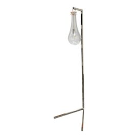 Arteriors Home Sabine Floor Lamp, Polished Nickel. Original Price: $936