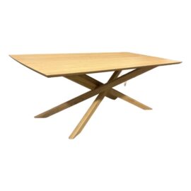 Alain Van Havre for Ethincraft Mikado Dining Room Table. Original Price: $4,300