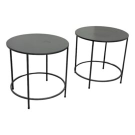 Room & Board Slim Metal Side Tables, Pair. Original Price: $650