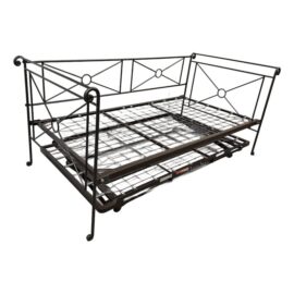 Charles P. Rogers Campaign Daybed + Trundle. Original Price: $3,782