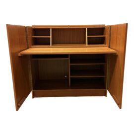 Mid 20th Century Vitré Danish "Magic Box" Hidden Desk