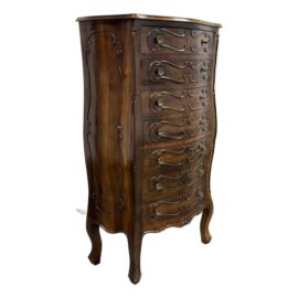 French Louis XV Serpentine Chest of Drawers