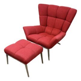 Vioski Furniture Tuulla Chair + Ottoman, Set. Original Price: $7,400