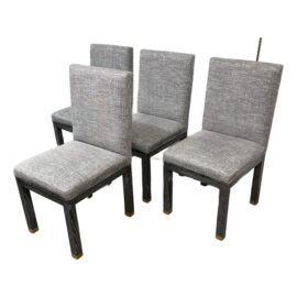 NEW Mabley Handler for Kravet Design Dering Harbor Side Dining Chairs, Set of Four. Original Price: $5,000