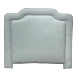 Full/Queen Size Richard Androna Co. Sky Blue Linen Headboard
