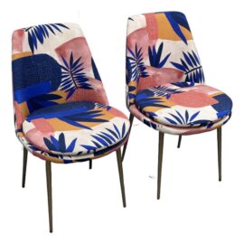 West Elm Finley Dining Chairs, Pair. Original Price: $650