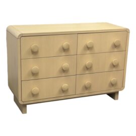 Crate & Barrel Domino Collection Steamer Six Drawer Dresser. Original Price: $1,200