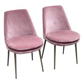 West Elm Finley Dining Chairs, Pair. Original Price: $600