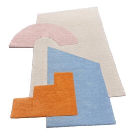 5ft 1in X 8ft 1in Crate & Barrel Gromm Abstract Area Rug. Original Price: $400