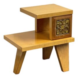 Vintage Custom Design Dual Surface Side Table