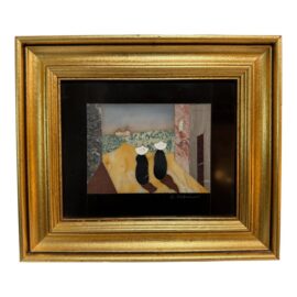 Pietra Dura Stone Mosaic of Nuns