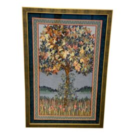 Bruges Flanders Tapestry 'Tree of Life' With Certificate, Framed