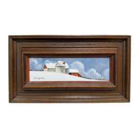 Circa 1977 Steven L. Ball Original Oil Painting, Signed