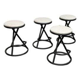 Timothy Oulton Joker Counter Stools, Set of Four. Original Price: $5,300