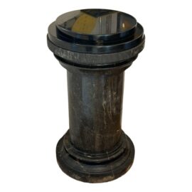 Neoclassical Marble Pedestal Table