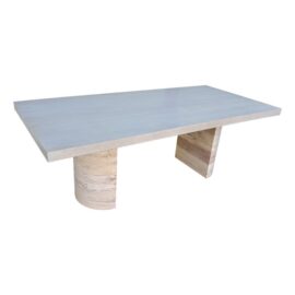 Four Hands Liv Pale & Spalted Oak Dining Table. Original Price: $2,600
