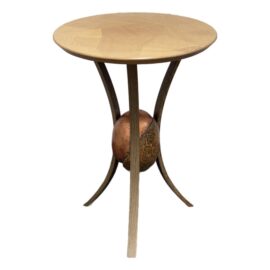 Circa 1992 Buvette De Sphere Side Table, Signed
