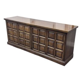 John Widdicomb Brutalist-Style Sideboard Credenza