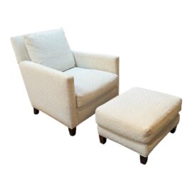 Custom HMS Furniture for Sunrise Home Arm Chair + Ottoman