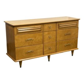 Mid 20th Century Honey Brown Dresser
