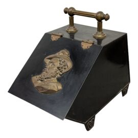Antique Victorian Coal Scuttle or Hod