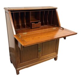 Vintage Asian Rosewood Secretary Desk
