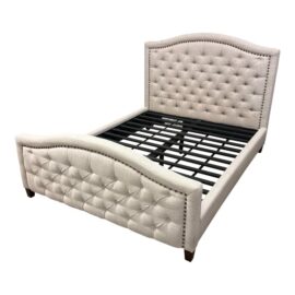 Queen Size Tufted Bed Frame.  Original Price: $1,000
