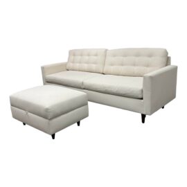 DreamSofa Modern Turin Sleeper Sofa + Ottoman. Original Price: $5,212