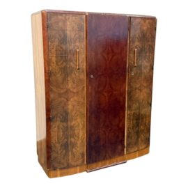 Art Deco Hanging Armoire With Drawers