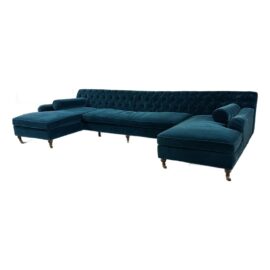 Cypress Furniture Custom Made U-Shaped Sectional. Original Price: $20,000