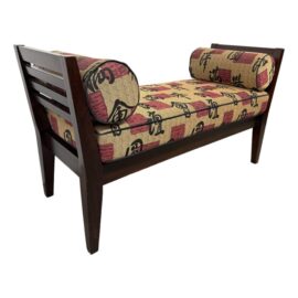 Custom Design Contemporary Asian Inspired Bench