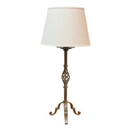 Sunrise Home Spanish Revival Aged Brass Patina Table Lamp